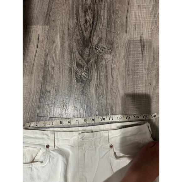 AllSaints Womens Ash White Boyfriend Distressed Jean Size 28 GUC - Picture 7 of 10